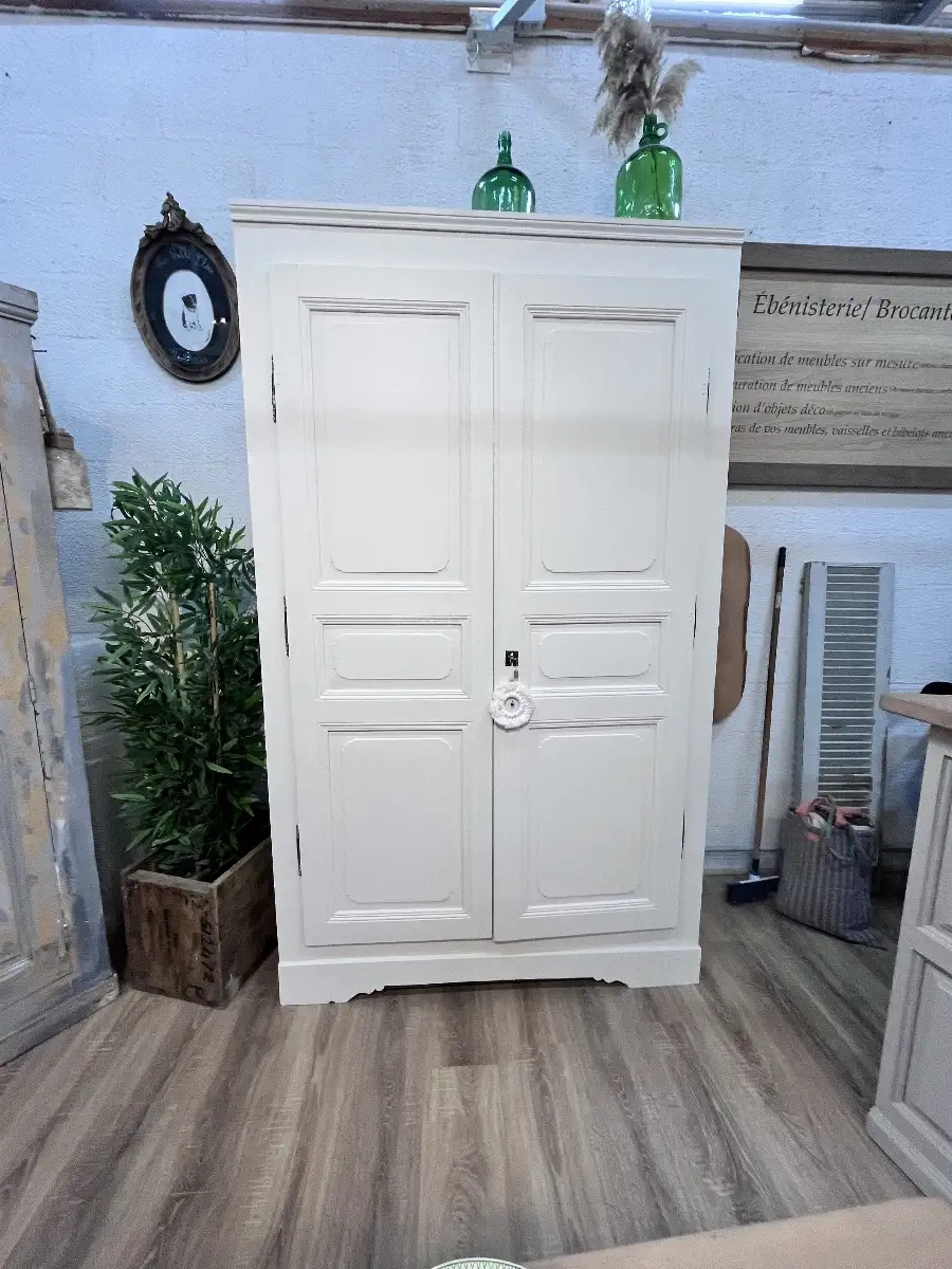 Armoire Ancienne Blanche