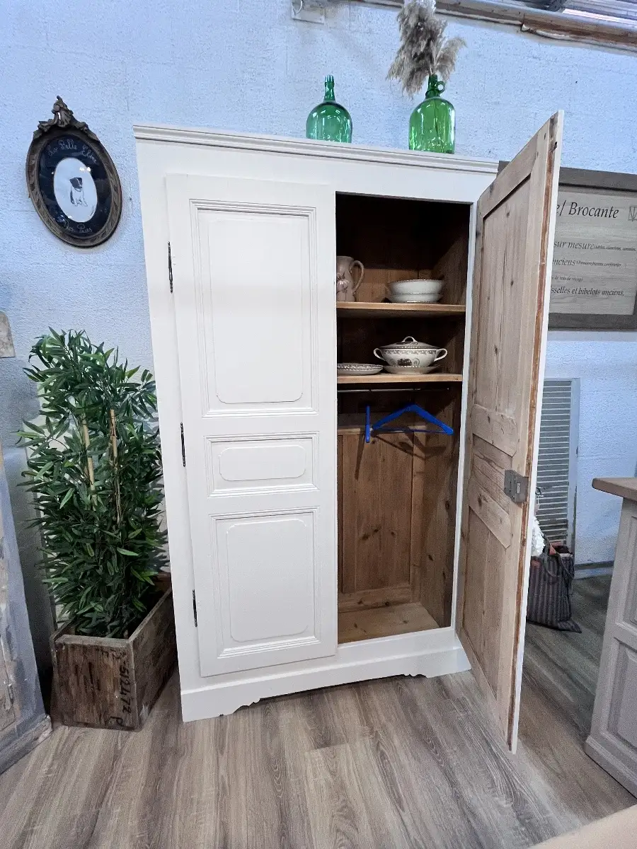 Armoire Ancienne Blanche